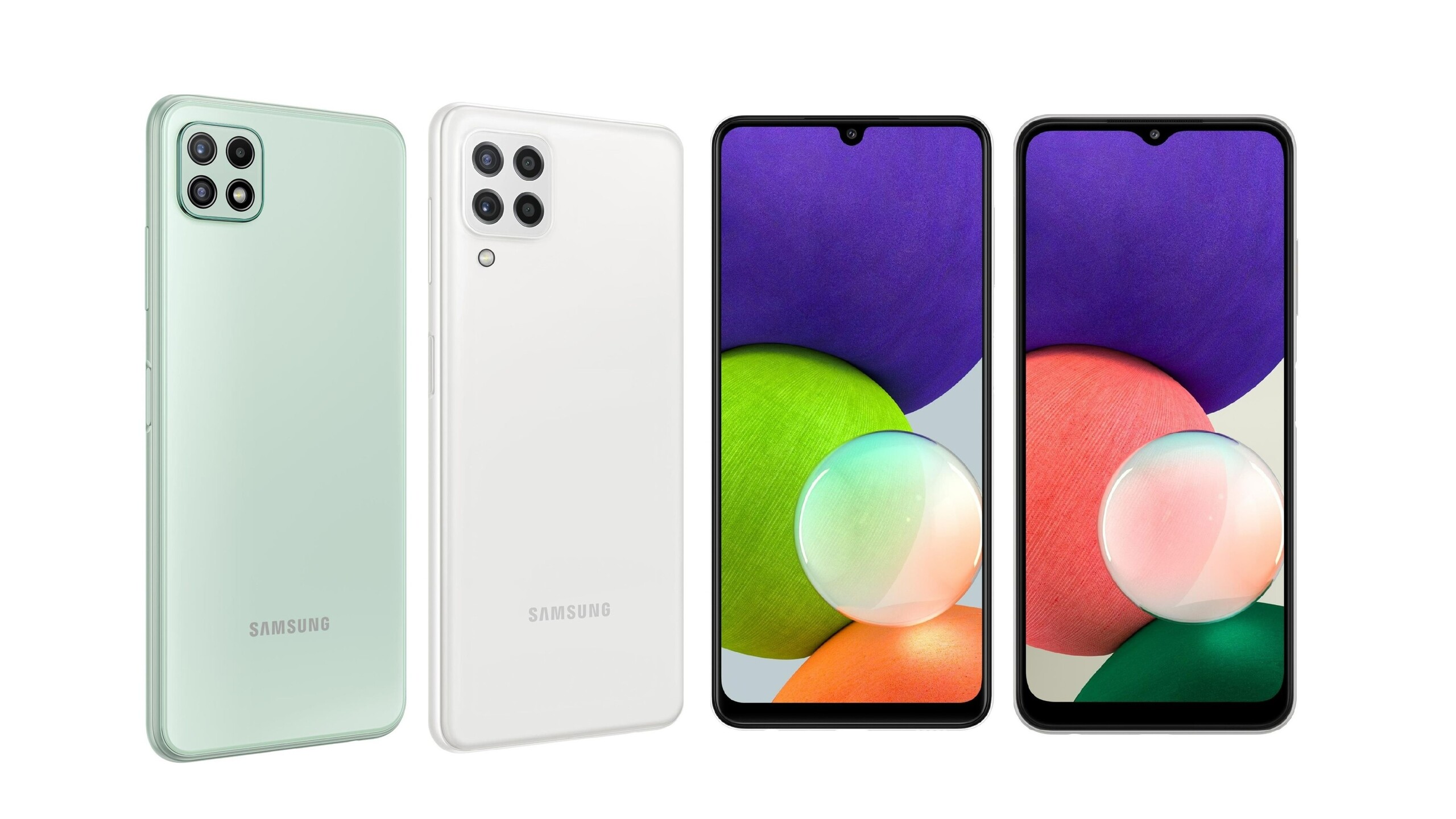Samsung Galaxy A22 und Galaxy A22 5G: Offizielle Renderbilder und geleakte  Specs zeigen die vielen Unterschiede - Notebookcheck.com News