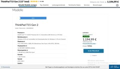 ThinkPad T15 Gen 2