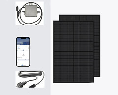 Balkonkraftwerk mit leistungsstarkem Wechselrichter mit 800 Watt (Bild: Deye)