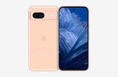 Das Google Pixel 8a soll mit einer Reihe neuer Wallpaper ausgeliefert werden. (Bild: SmartPrix / OnLeaks, bearbeitet)
