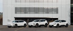 Polestar-Elektroautos vor dem Firmenhauptsitz im schwedischen Göteborg. (Bildquelle: Polestar)
