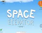 Scrolling-Abenteuer im Weltall mit dem kostenlosen Space Elevator (Bild: Neal.fun)