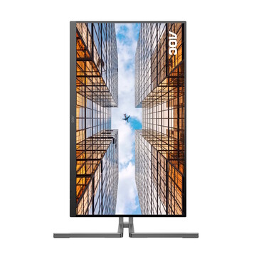 Genutzt werden kann der U27U3XD auch im Pivot-Modus (Bildquelle: AOC)