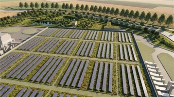 Die auf dem Dach des Rechenzentrums geplante Photovoltaikanlage wird wohl nur einen Bruchteil des Energiebedarfs decken können.
