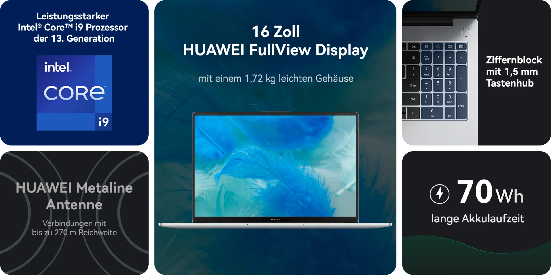 Huawei MateBook D 16 2024 startet mit Geschenk und Rabattaktion in den