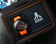 Atari und Nubeo haben eine Uhr im Asteroids-Design entwickelt. (Bildquelle: Nubeo)
