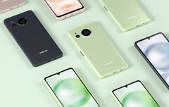 Das neueste Smartphone von Sharp packt eine Dual-Kamera ins ungewöhnliche Gehäuse. (Bild: Sharp)