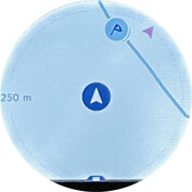 Peilung zum Routenstartpunkt