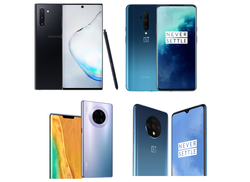Im Test: Huawei Mate 30 Pro vs. OnePlus 7T Pro vs. Samsung Galaxy Note 10 vs. OnePlus 7T. Testgeräte zur Verfügung gestellt durch Samsung Deutschland, OnePlus Deutschland und Trading Shenzhen.