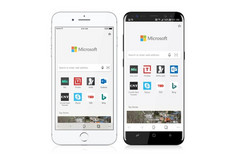 Microsoft setzt bei seinem mobile Edge-Browser auf die jeweilige Standard-Browser-Engine
