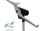 Mini-Windkraftanlage für zuhause von SkyWind zur Produktion von umweltfreundlichem Strom (Bild: Skywind)
