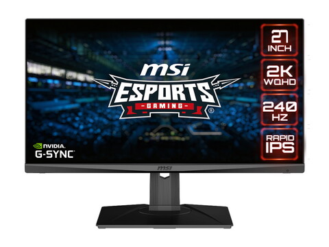 MSI Optix MAG274QRX QHD 240 Hz Gaming-Monitor. (Bildquelle: MSI)