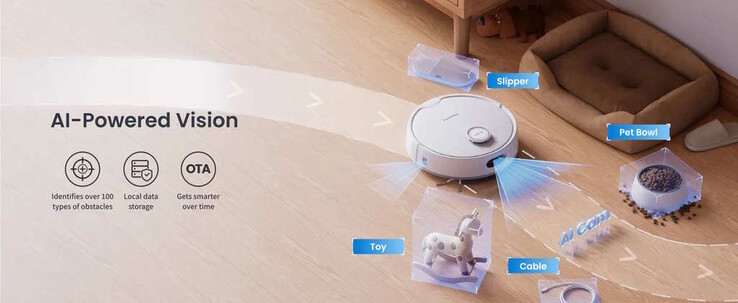 Hindernisse sollen erkannt und umfahren werden (Bildquelle: SwitchBot)