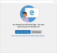 Microsoft torpediert Installation von alternativen Browsern (Bild: Screenshot, Sean Hoffman)
