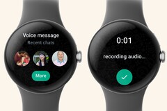 WhatsApp ist jetzt ganz offiziell für Wear OS 3 verfügbar. (Bild: Meta)