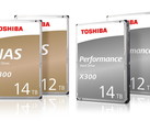 Toshiba N300 NAS und X300 Performance HDDs: Neue Modell mit 12 TB und 14 TB.