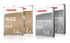 Toshiba N300 NAS und X300 Performance HDDs: Neue Modell mit 12 TB und 14 TB.