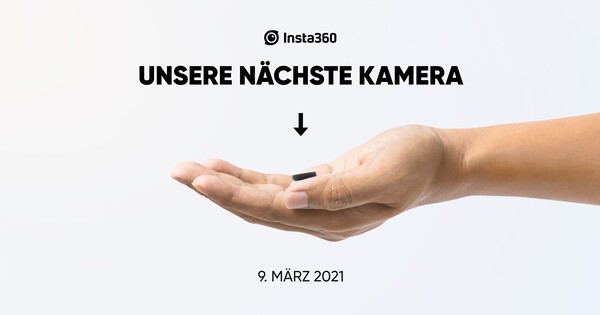 Insta360 stellt am 9. März neue Mini-Actionkamera vor.