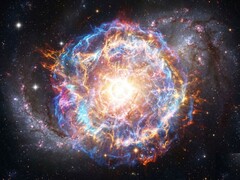 Konzeptionelles Bild einer Supernova