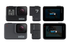 Die GoPro Hero 7 kommt in 3 Farbvariante, zwei davon sind nun im offiziellen Renderbild geleakt.