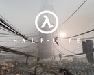 Im Bild: Ein „Half-Life“-Banner.