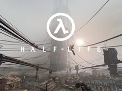 Im Bild: Ein „Half-Life“-Banner.
