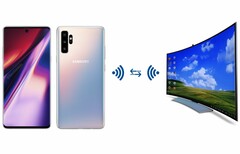 Samsung wird wohl bald eine kabellose DeX-Variante namens &quot;DeX Live&quot; einführen. (Bild: Huawei und Ben Geskin)