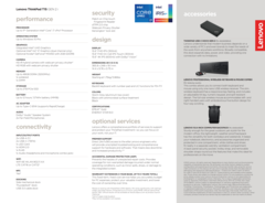 Datenblatt Lenovo ThinkPad T15 Gen 2