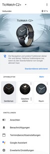 Einrichtung über die App Wear OS by Google