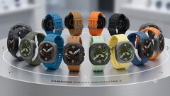 Zu Samsung Galaxy Watch9 und Galaxy Watch Ultra2 wird es jede Menge unterschiedlicher Armbänder in vielen Farben geben.