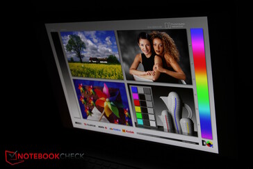 Etwas Helligkeit geht bei schrägem Blick verloren