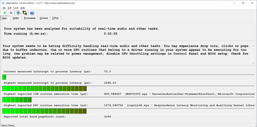 LatencyMon Übersicht