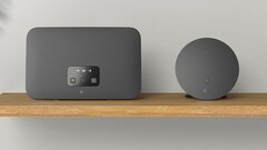 Telekom: Speedport Smart 4 WiFi-6-Router mit Display und Speed Home Wlan Mesh-Repeater.