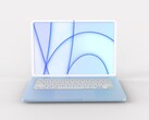 Das MacBook Air soll im nächsten Jahr ein brandneues Design erhalten, zusammen mit dem Apple M2 ARM-SoC. (Bild: @LeaksApplePro)