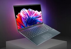 Das Asus Zenbook 13 OLED packt AMD Ryzen 5000U ins 1,1 Kilogramm leichte Aluminiumgehäuse. (Bild: Asus)