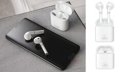 Die neuen Freebuds 2 Pro von Huawei laden kabellos, auch direkt am Mate 20 Pro.