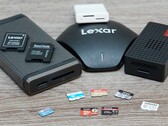 SD-Karten-Sammlung aus unserem großen MicroSD-Express-Test zum Switch-2-Launch.