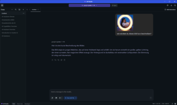 Gemma3 kann auch Bildinhalte erfassen und genau beschreiben.