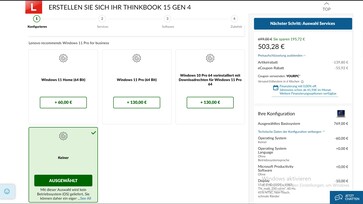 ThinkBook 15 G4 Intel Basispreis