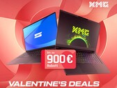 XMG und Schenker bieten zum Valentinstag teils satte Rabatte auf Ultrabooks und Gaming-Laptops. (Bild: XMG)