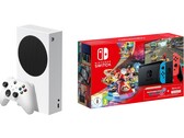 Die Xbox Series S kann jetzt für nur 222 Euro bestellt werden, und auch die Nintendo Switch gibts zum Bestpreis. (Bild: Microsoft / Nintendo, bearbeitet)