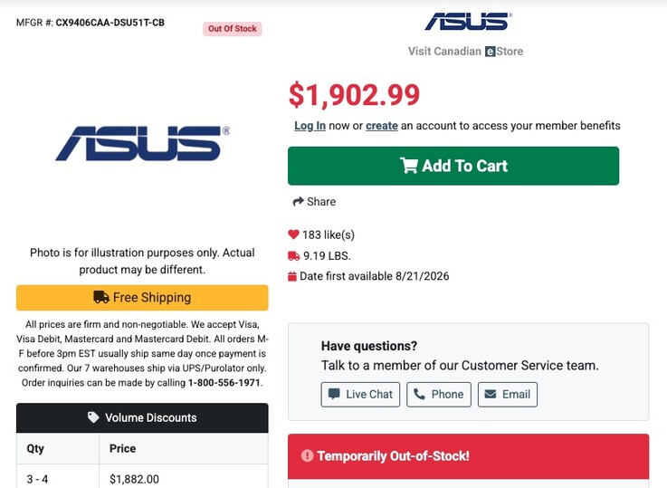 Das neue Asus CX9406 Googlebook könnte ein teures Vergnügen werden