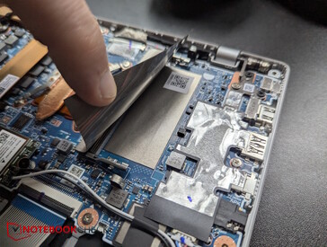 Der RAM-Slot (16 GB verlötet)