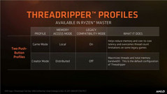 Die verschiedenen Profile, Bild: AMD
