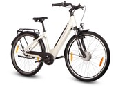 Comfort plus5.0: E-Bike mit ungewöhnlich positioniertem Motor (Bildquelle: Saxonette)