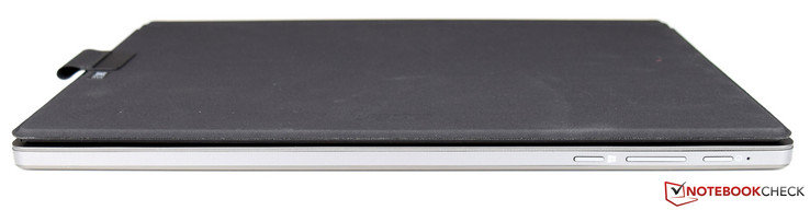 oben: Windows-Taste, Lautstärkewippe, Power-On