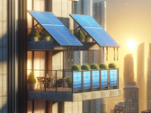 Balkonkraftwerke können zukünftig leichter installiert werden, auch bei der Anschaffung mancher Solaranlagen gibt es Erleichterungen (Symbolbild: Dall-E / KI)