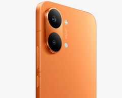 Das Redmi Turbo 5 Max in der Farbe Sun Orange.