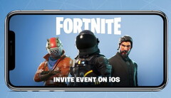 Fortnite Battle Royale: Einladung zum iOS-Event.