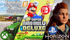 Spielecharts: Horizon Zero Dawn, LS19 und New Super Mario Bros. U Deluxe stürmen die Charts.
